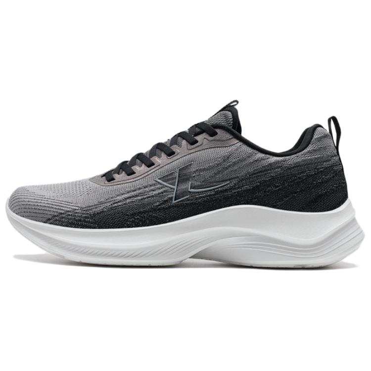 XTEP Breathable And Resilient Low top Running Shoes Men's Gray Black