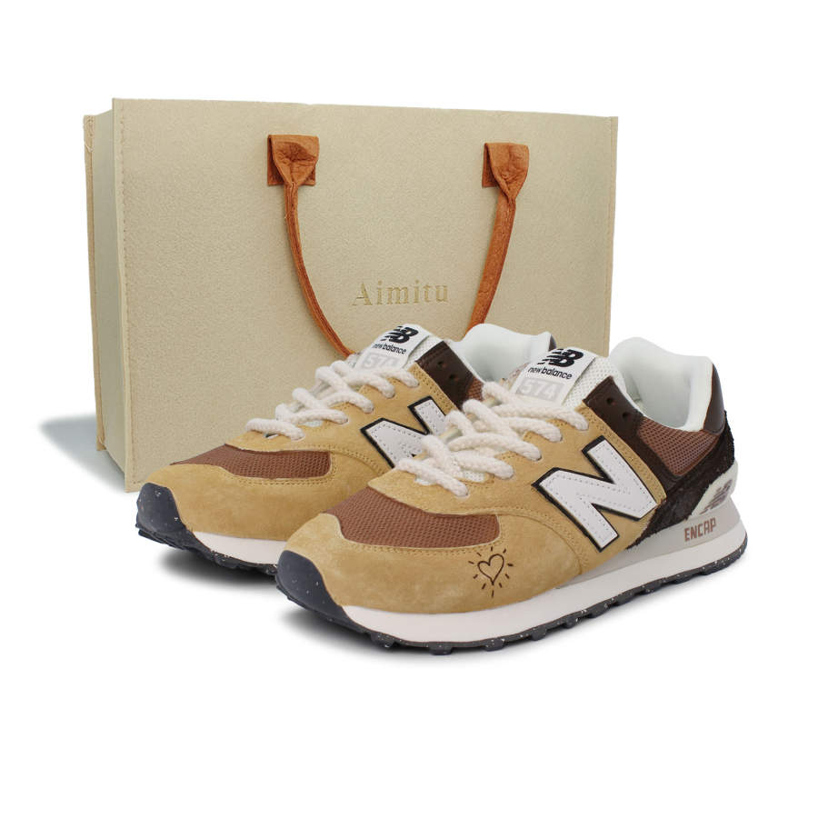 New Balance New Balance NB 574 Cushioning Thermal Low top Running Shoes Unisex Brown