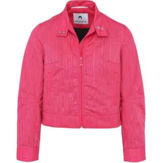 Marine Serre Jackets Women's Pink Stand Collar Moderate Other