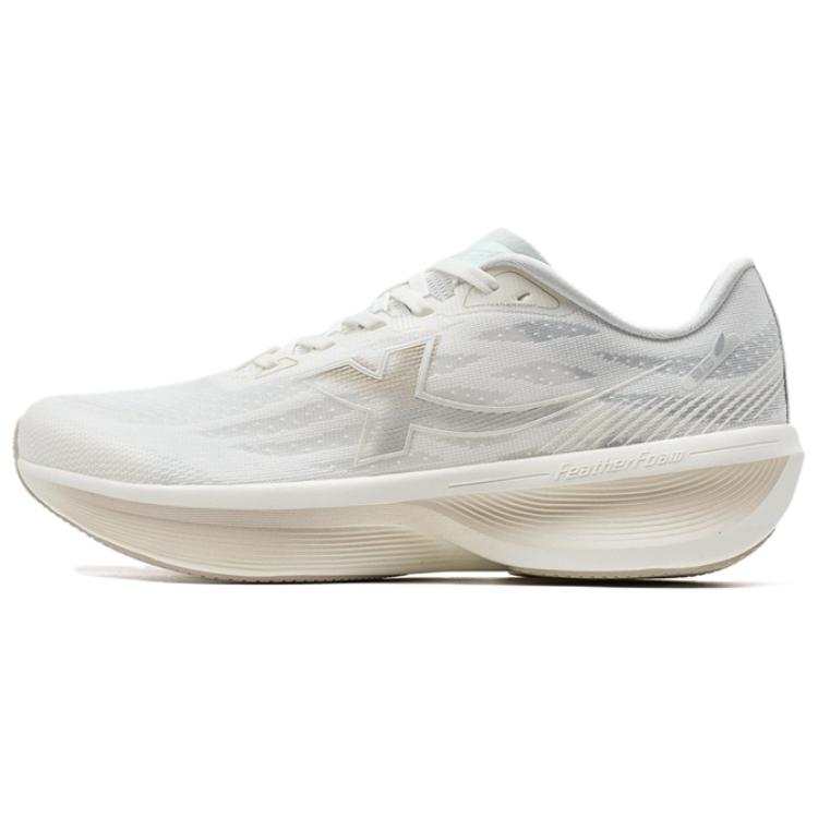 XTEP Slip Resistant Abrasion Resistant Low top Casual Running Shoes Women's Beige