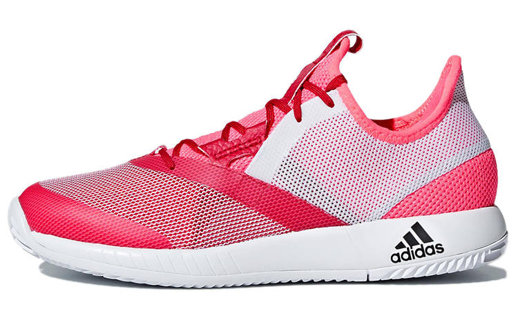Adidas Adidas Adizero Abrasion Resistant Breathable Mid top Tennis Shoes Women's Red Pink