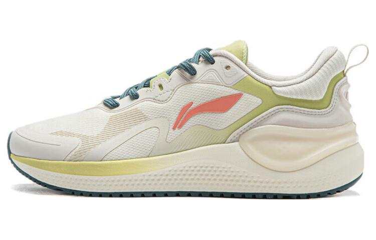Li-Ning Li Ning Cushioning Breathable Low top Running Shoes Women's Pearl White