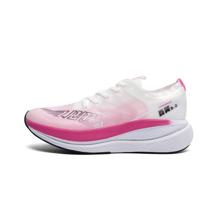 LPMX LPMX Running Shoes Men's Low Top White Rose Red