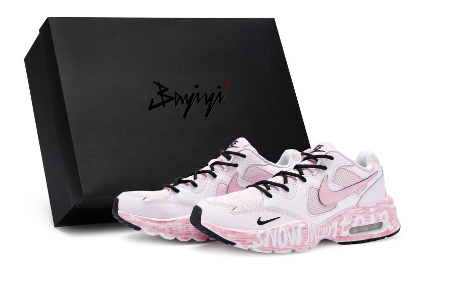 Nike Nike Air Max Fusion Lightweight Low top Running Shoes Men's Pink White Black
