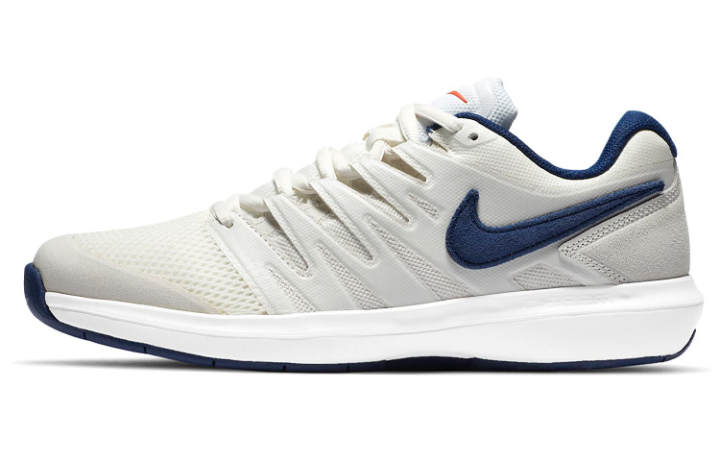 Nike Nike Air Zoom Prestige Cushioning Slip Resistant Low top Running Shoes Unisex Ecru Blue
