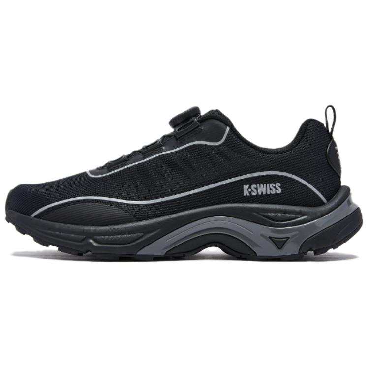 K·SWISS Textile, TPU Low top Running Shoes Unisex Pure Black