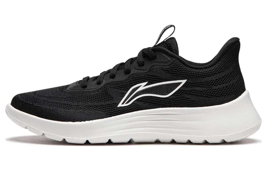 Li-Ning Li Ning Light Strings Cushioning Slip Resistant Abrasion Resistant Lightweight Low top Casual Running Shoes Women's
