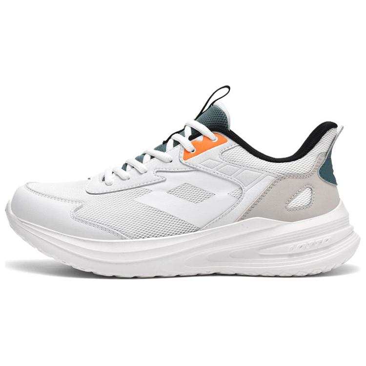 LOTTO Slip Resistant Abrasion Resistant Low top Running Shoes Unisex White Green