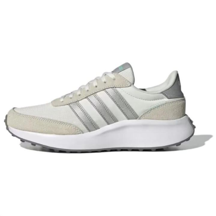 Adidas Adidas Run 70s White Tint Silver Metallic Grey Two Women's