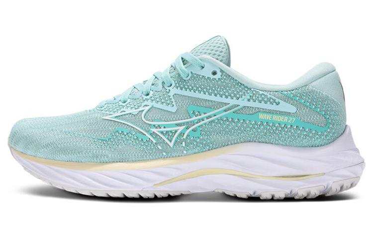 Mizuno Women's Wave Rider 27 Super Wide 'Light Green White'