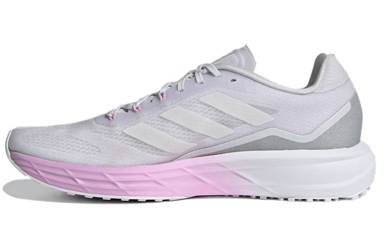 Adidas Adidas Sl20 Comfortable Fabric Breathable Low top Marathon Running Shoes Women's Gray Purple