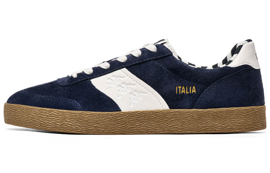Kappa AUTHENTIC Back to Back Low top Skateboard Shoes Unisex Midnight Blue/Korean White