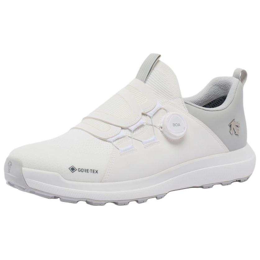 DESCENTE LITE GTX Waterproof And Breathable Waterproof And Breathable Low top Golf Shoes Men's White
