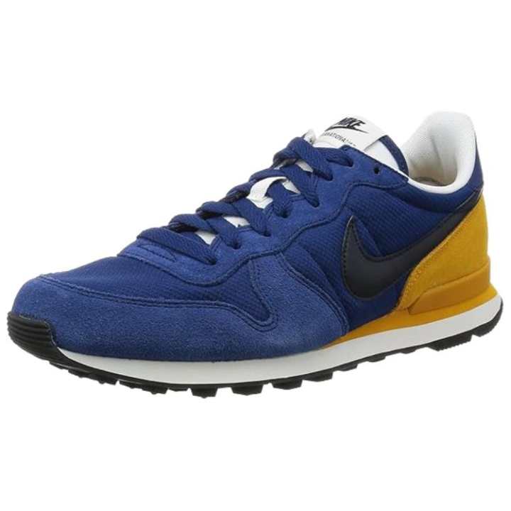 Nike Nike Internationalist Running Shoes Men's Blue Yellow