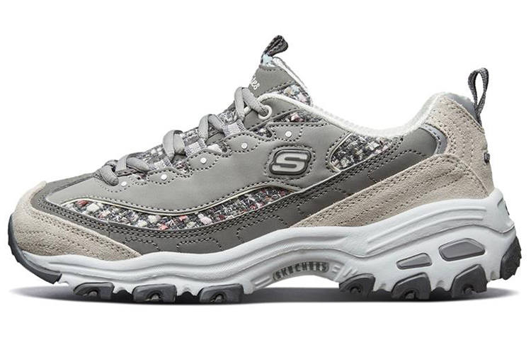 Skechers D'Lites 'Grey Beige' Women's