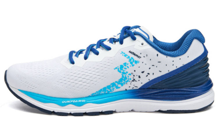 361° Cushioning Slip Resistant Abrasion Resistant Low top Casual Running Shoes Men's White Blue