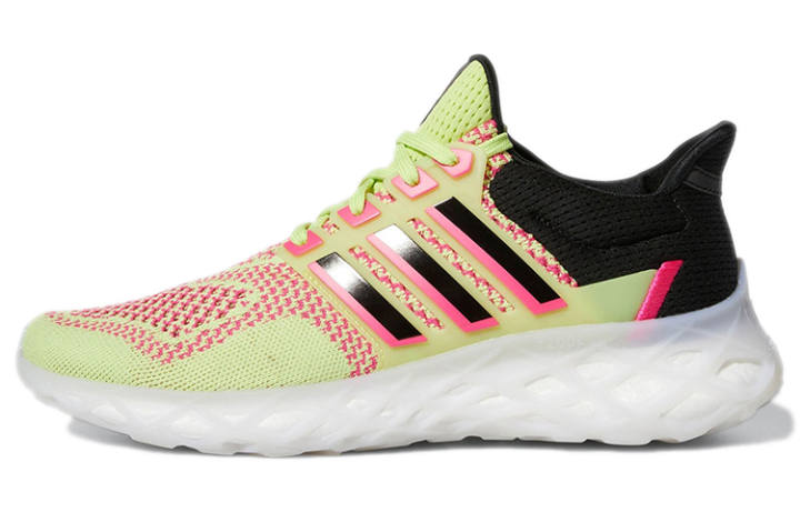 Adidas Adidas ULT Ultra Boost Web Comfortable Abrasion Resistant Low top Running Shoes Unisex Yellow Black