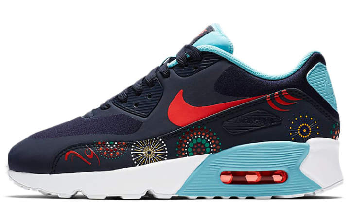 Nike Nike Air Max 90 Ultra 2.0 'Black Red Blue' Women's