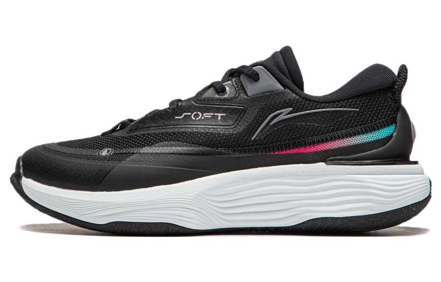Li-Ning Li Ning SOFT WARM Textile, TPU Comfortable Low top Casual Shoes Women's Black