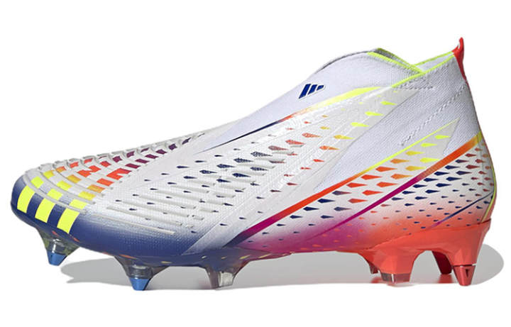 Adidas Adidas Predator Edge+ SG Soft Ground Fabric Slip Resistant Abrasion Resistant Breathable Coverage