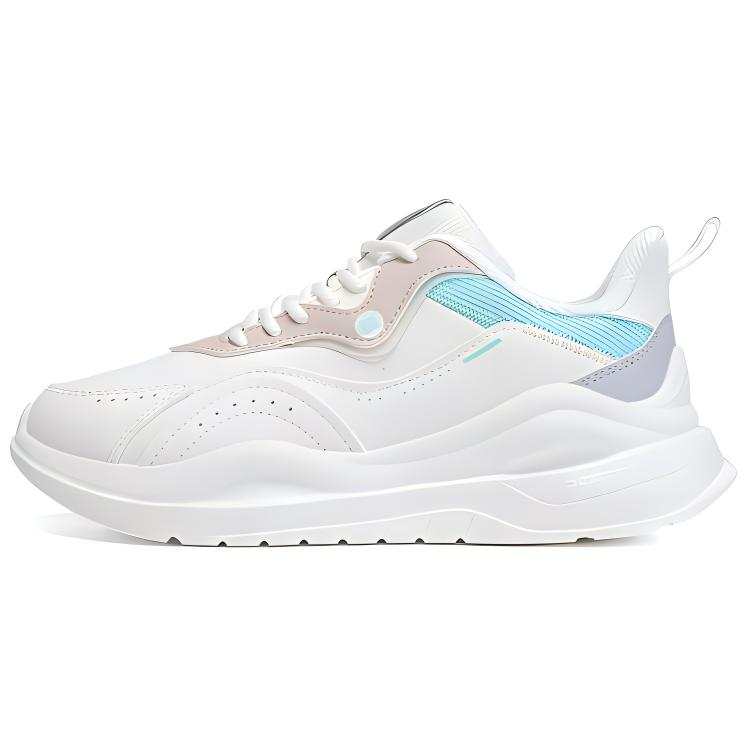 361° Slip Resistant Abrasion Resistant Low top Running Shoes Women's White Pink