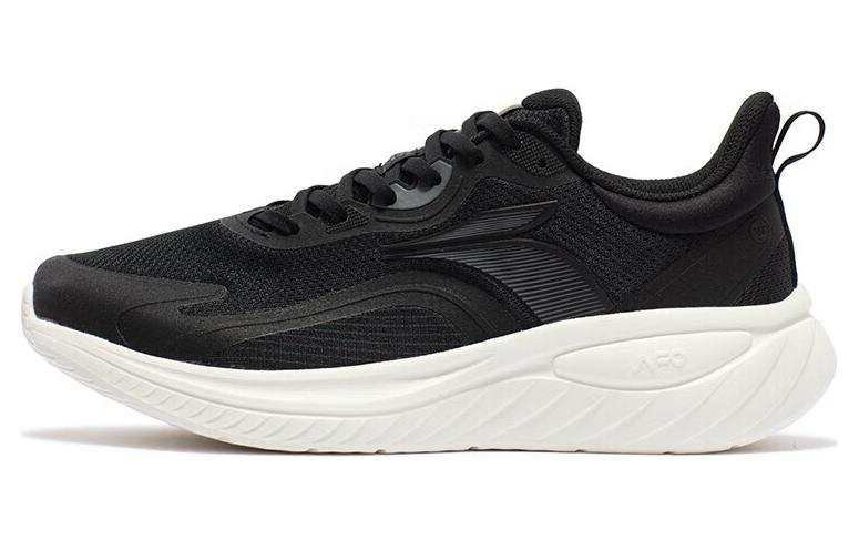 361° Abrasion Resistant Breathable Abrasion Resistant Breathable Low top Running Shoes Men's Black White
