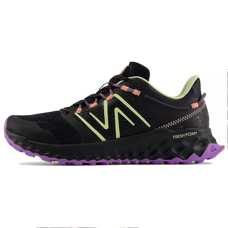 New Balance New Balance NB FRESH FOAM Garoé Abrasion Resistant Lightweight Low top Running Shoes Women's Black Green Purple