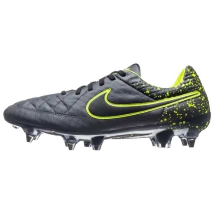 Nike Nike Tiempo Legend 5 Cushioning Slip Resistant Support Soccer Shoes Men's Black Yellow