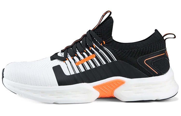 PEAK PEAK Light Rebound Light Speed Low top Running Shoes Men's Black White