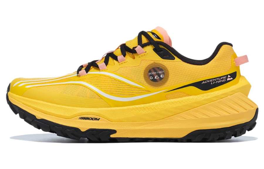 Li-Ning Li Ning Comfortable Fabric Cushioning Slip Resistant Abrasion Resistant Low top Casual Trail Running Shoes