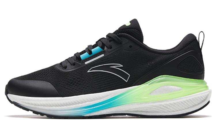 Anta Royal Journey Slip Resistant Abrasion Resistant Low top Running Shoes Men's Black White Green
