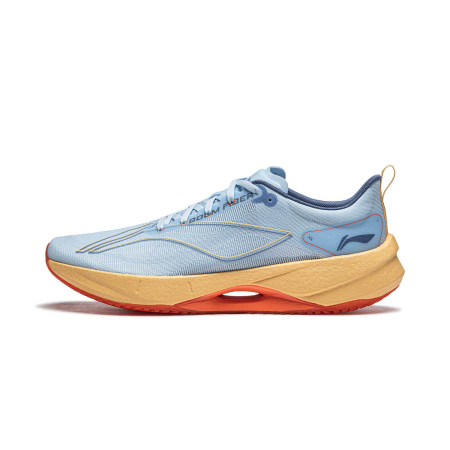 Li-Ning Li Ning Super Light 21 Cushioning Slip Resistant Abrasion Resistant Breathable Low top Running Shoes Men's Glacier Blue