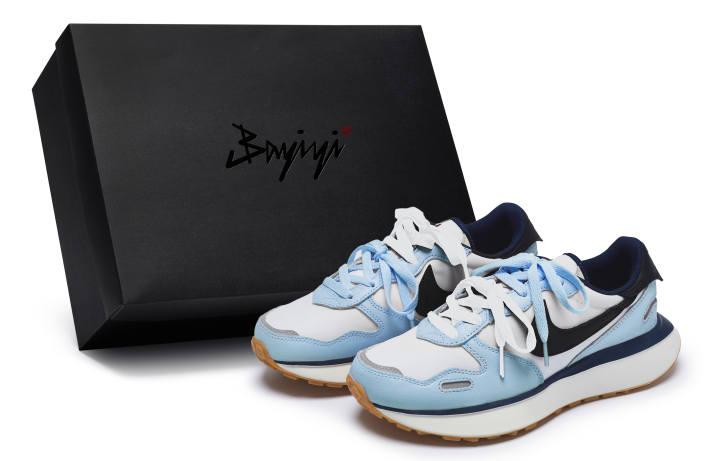 Nike Nike Phoenix Waffle Low top Running Shoes Women's Blue White Black