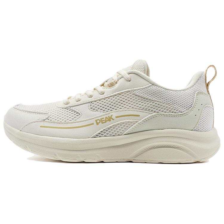 PEAK Abrasion Resistant Slip Resistant Low top Casual Running Shoes Women's Canvas White
