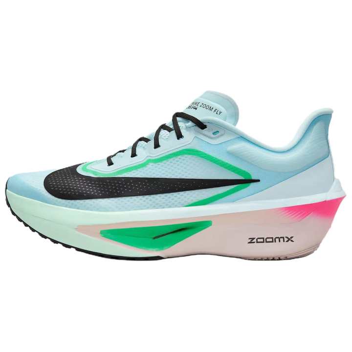 Nike Nike Zoom Fly 6 Abrasion Resistant Low top Casual Marathon Running Shoes Men's Blue