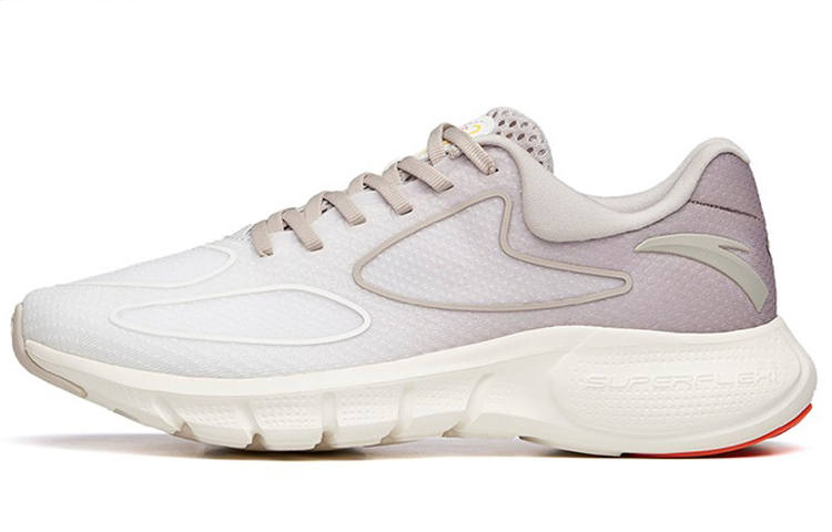 ANTA Life Collection Casual Shoes Men's Low Top Ivory White/Light Purple