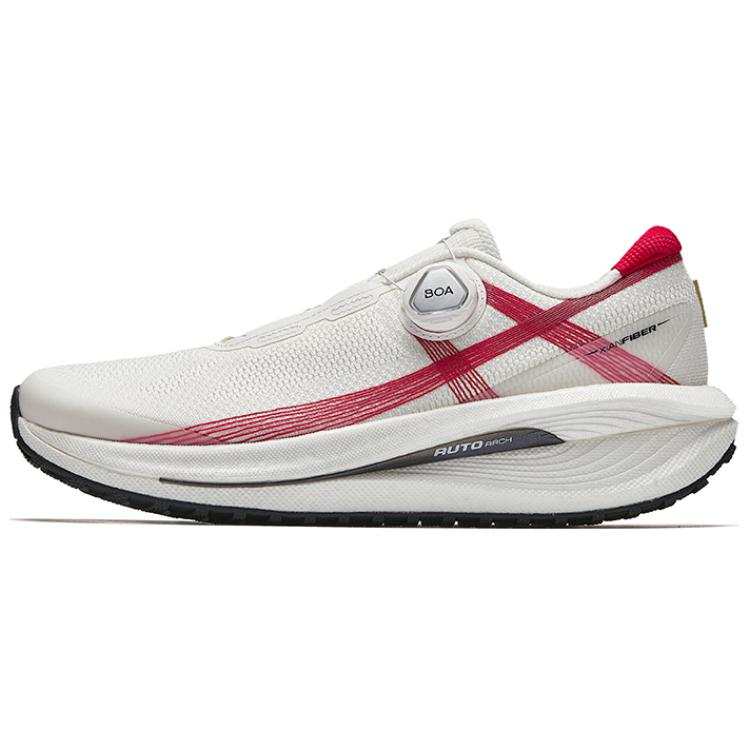 Anta Champion All Weather Collection Cushioning, Wear Resistant Low top Running Shoes Men's White Red