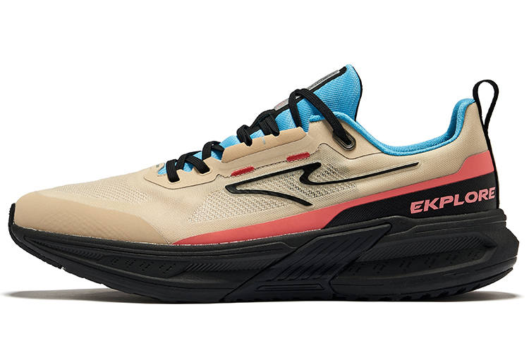 Erke Wild Pro. Cushioning Slip Resistant Cushioning Slip Resistant Low top Running Shoes Men's Oat Pool Blue