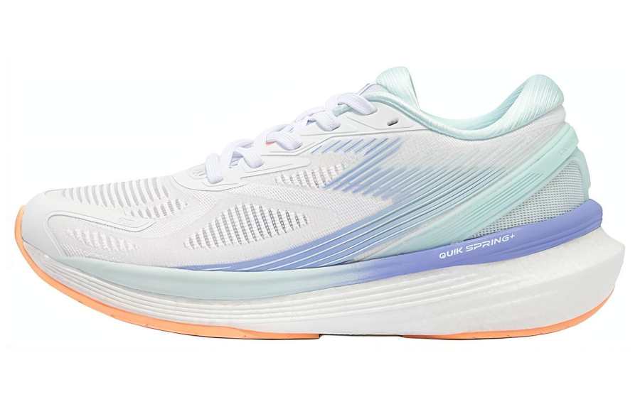 361° Spire 2 Cushioning Breathable Low top Training Running Shoes Women's White Blue