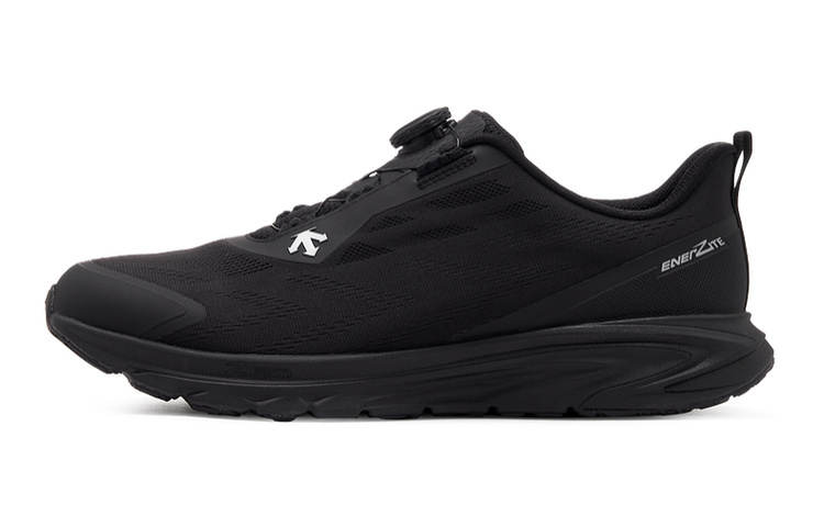 DESCENTE RUNNING Cushioning Slip Resistant Breathable Low top Running Shoes Men's Black