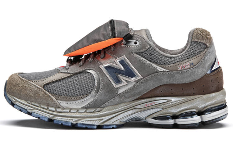 New Balance New Balance NB 2002R Leather Cushioning Slip Resistant Abrasion Resistant Low top Casual Running Shoes Unisex