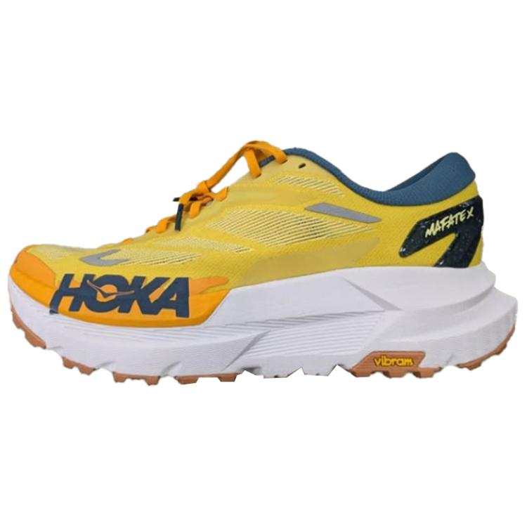 HOKA ONE ONE Mafate X Low top Trail Running Long Distance Running Sprint Running Shoes Men's Yellow