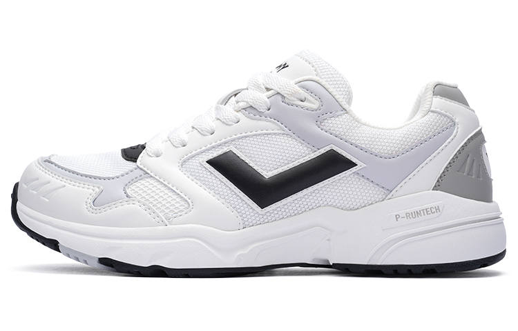 Pony MJ 72 Cushioning Slip Resistant Low top Running Shoes Unisex White Gray