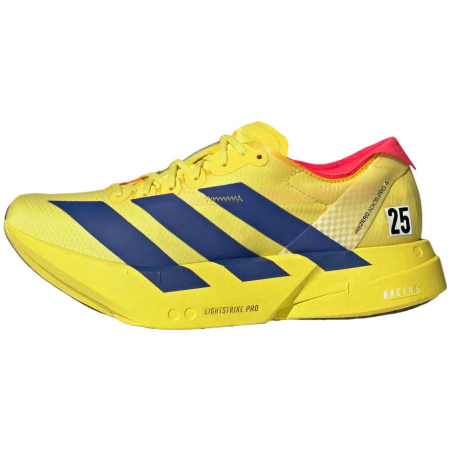Adidas Adidas Adizero Adios Pro 4 Abrasion Resistant Low top Casual Long Distance Running Sprint Running Shoes Women's Yellow