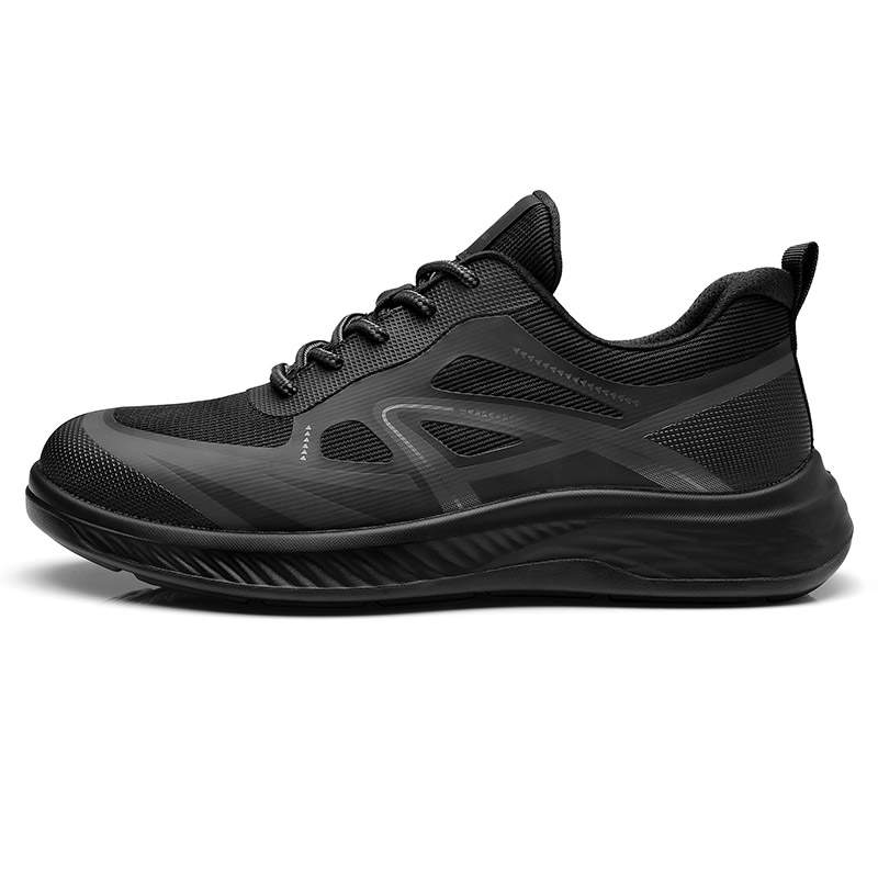 QIANGREN Breathable Running Shoes Men's Black