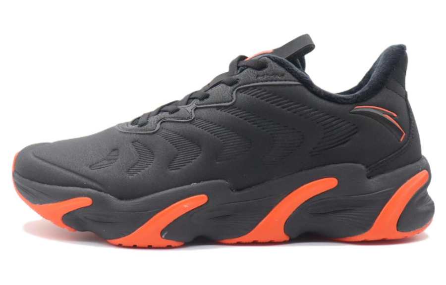 Anta Running Collection Fleece lined Textile, Synthetic Leather Cushioning Slip Resistant Abrasion Resistant Low top