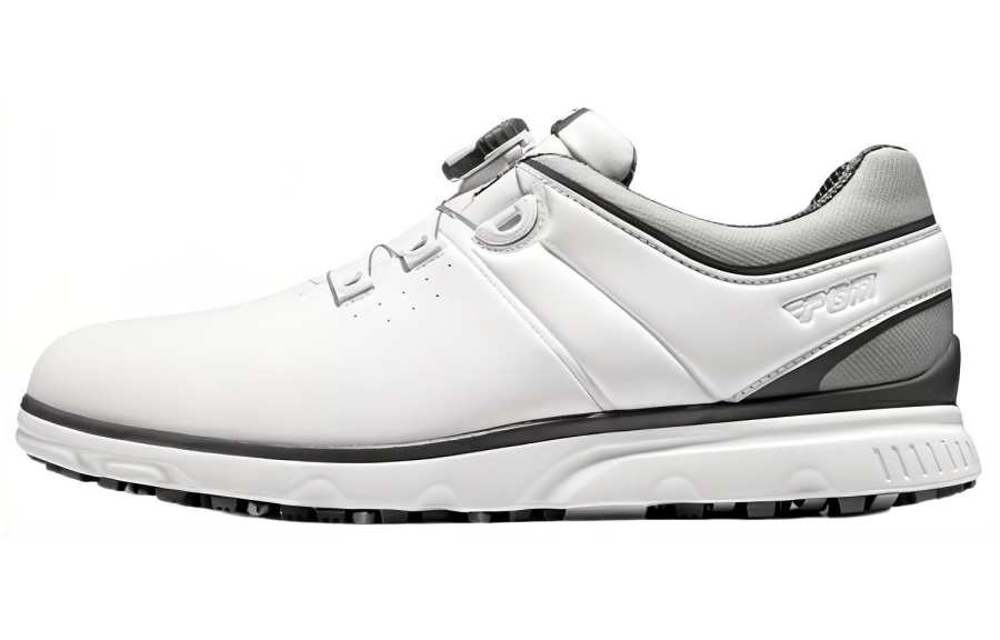 PGM PGM Microfiber Leather Low top Golf Shoes Men's White