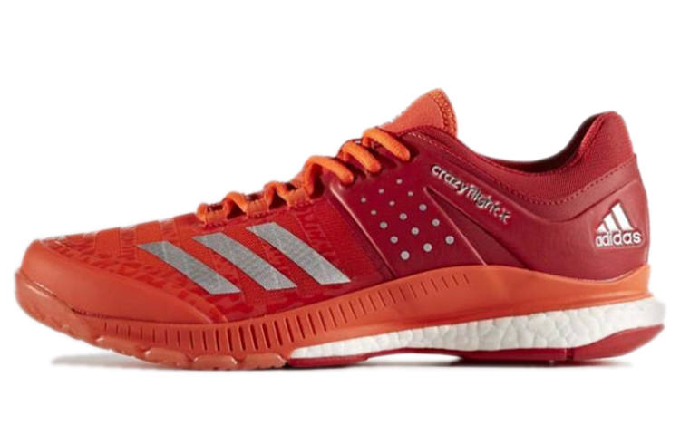 Adidas Adidas Crazyflight Volleyball Abrasion Resistant Slip Resistant Low top Running Shoes Men's Red