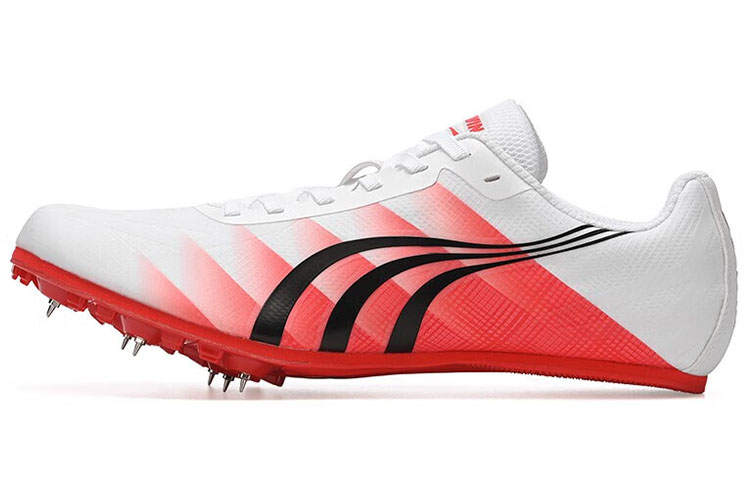 DO-WIN DO WIN Shock Absorbers Slip Resistant Abrasion Resistant Low top Running Shoes Unisex White Red