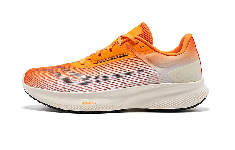 Saucony Vessel Mesh Cushioning Breathable Cushioning Breathable Low top Casual Running Shoes Men's Orange Beige